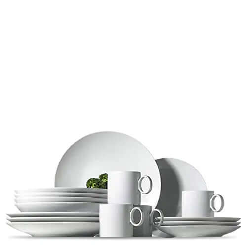 Rosenthal Thomas Loft Modern White Porcelain Dinnerware Set  16 pieces Rosenthal