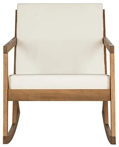 Safavieh Outdoor Chair | Patio Rocking Chair - Natural/Beige Safavieh