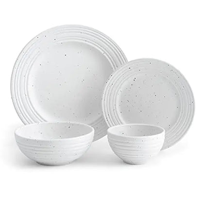 Sango Dinnerware 16-Piece Set, Kota Stoneware - White Sango