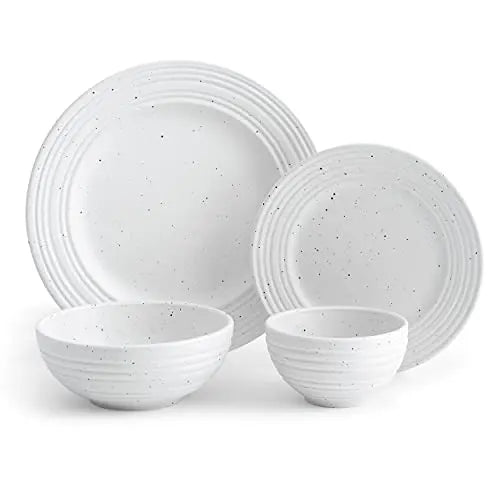 Sango Dinnerware 16-Piece Set, Kota Stoneware - White Sango