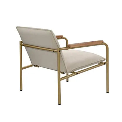Sauder Arm Chair | Coral Cape Lounge Accent Chair - Ivory Finish Sauder