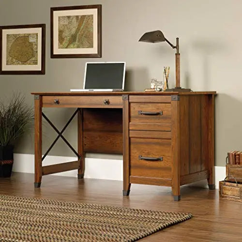 Sauder Carson Forge Desk - Washington Cherry finish Sauder