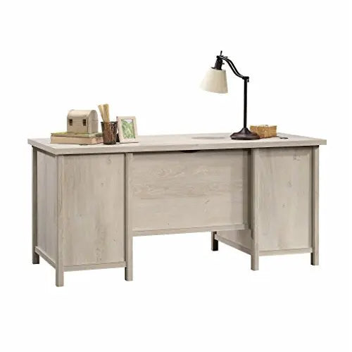 Sauder Costa Executive Desk - Chalked Chestnut Finish Sauder