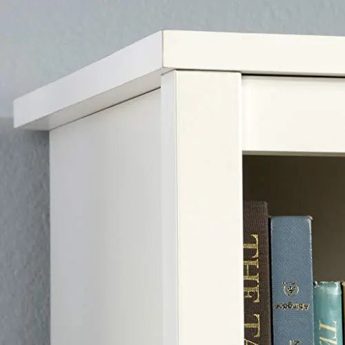 Sauder Cottage Road Bookcase with Doors - Soft White finish Sauder