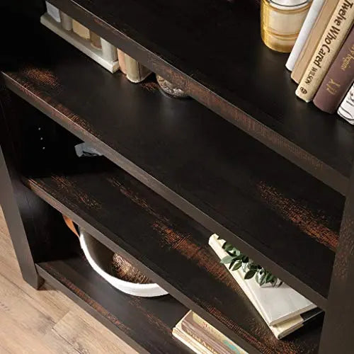 Sauder Dakota Pass Bookcase, 5 Shelves - Char Pine Finish Sauder