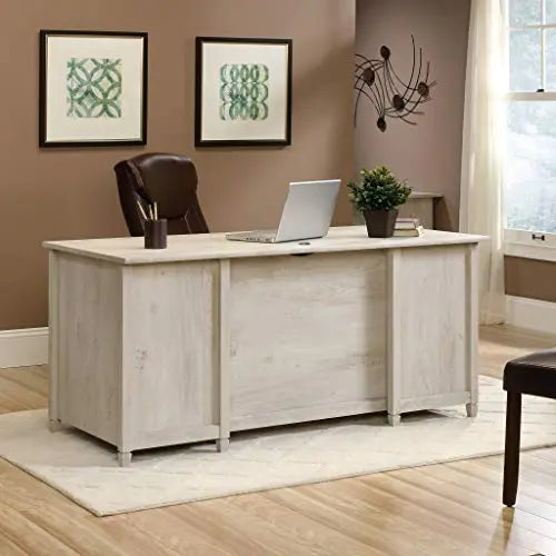 Sauder Edge Water Office Desk | Executive Desk - Chalked Chestnut Sauder