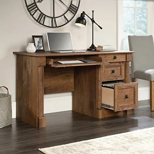 Sauder Palladia Office Desk - Vintage Oak finish Sauder