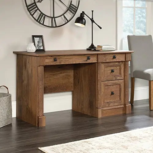 Sauder Palladia Office Desk - Vintage Oak finish Sauder