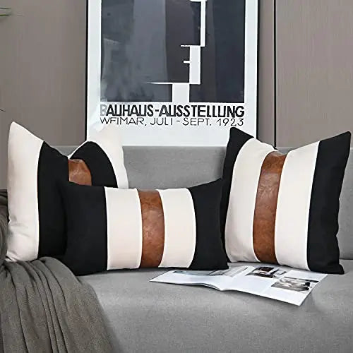 https://modernspacegallery.com/cdn/shop/products/Set-of-2-Faux-Leather-and-Linen-Modern-Farmhouse-Throw-Pillow-Covers_-18-x18----Black-and-White-JASEN-1667081805.jpg?v=1667081807&width=1445