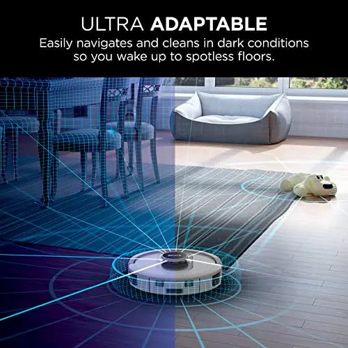 Shark Robot Vacuum with XL Self-Empty Base, AV2511AE - Silver & Black Shark