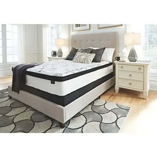 Signature Design by Ashley Chime Plush Hybrid Foam Mattress, 12" - CertiPUR-US Certified Foam Signature Design by Ashley