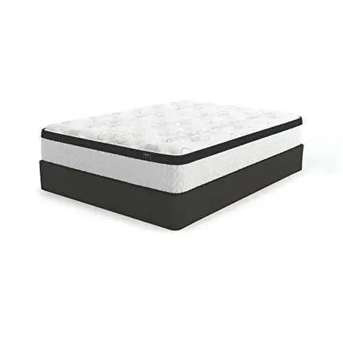 Signature Design by Ashley Chime Plush Hybrid Foam Mattress, 12" - CertiPUR-US Certified Foam Signature Design by Ashley