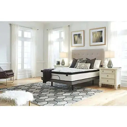 Signature Design by Ashley Chime Plush Hybrid Foam Mattress, 12" - CertiPUR-US Certified Foam Signature Design by Ashley