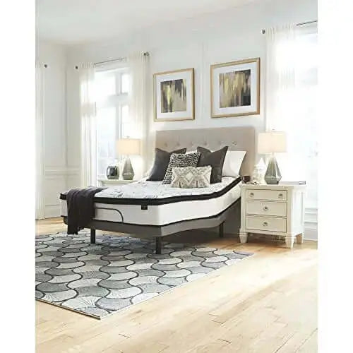 Signature Design by Ashley Chime Plush Hybrid Foam Mattress, 12" - CertiPUR-US Certified Foam Signature Design by Ashley