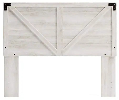 Signature Design by Ashley Shawburn Modern Farmhouse Headboard, Queen, Whitewash Signature Design by Ashley