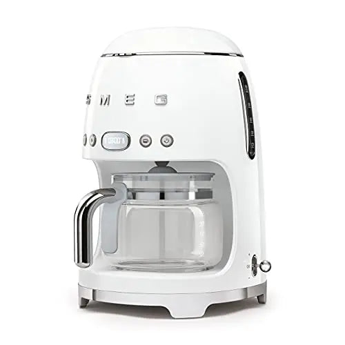 Smeg Retro Coffee Maker  50's Style Drip Coffee Machine - White