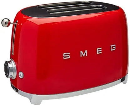 Smeg Retro Toaster | 50's Style Aesthetic 2 Slice Toaster - Red Smeg