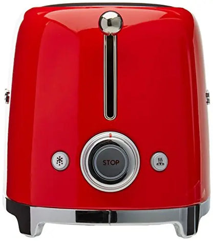 Smeg Retro Toaster | 50's Style Aesthetic 2 Slice Toaster - Red Smeg