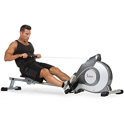 Sunny Health & Fitness Magnetic Rowing Machine Rower with LCD Monitor Sunny Health & Fitness