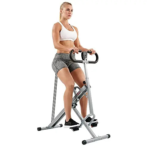 Sunny Health & Fitness Squat Assist Row-N-Ride Trainer for Glutes Workout with Training Video Sunny Health & Fitness
