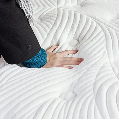 Sweetnight Cool Gel Memory Foam Mattress in a Box | 12" Plush Pillow Top Hybrid Mattress - Grey Sweetnight