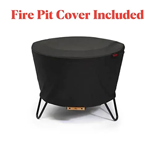 TIKI Stainless Steel Low Smoke Fire Pit - 25 Inch TIKI