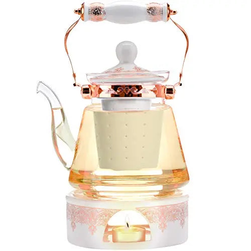 Teabloom Buckingham Palace Glass Teapot and Flowering Tea Gift Set Teabloom