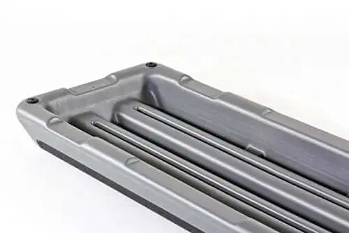 The Step Original Aerobic Stepper for Total Body Fitness, Health Club Size - Grey & Black Risers The Step