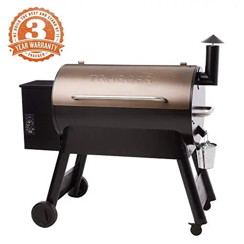 Traeger Grills Pro Series 34 Electric Wood Pellet Grill and Smoker - Bronze Traeger