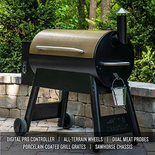 Traeger Grills Pro Series 34 Electric Wood Pellet Grill and Smoker - Bronze Traeger