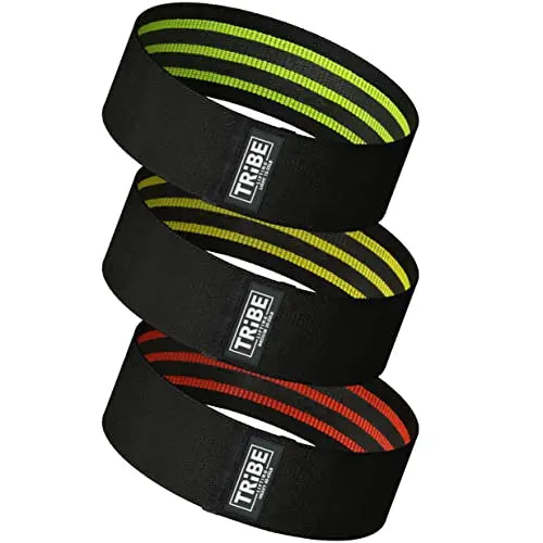 Tribe Lifting Fabric Resistance Bands Women and Men | Booty Workout Exercise Resistance Bands Loops for Legs and Butt Tribe Lifting