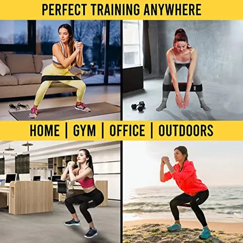 Tribe Lifting Fabric Resistance Bands Women and Men | Booty Workout Exercise Resistance Bands Loops for Legs and Butt Tribe Lifting