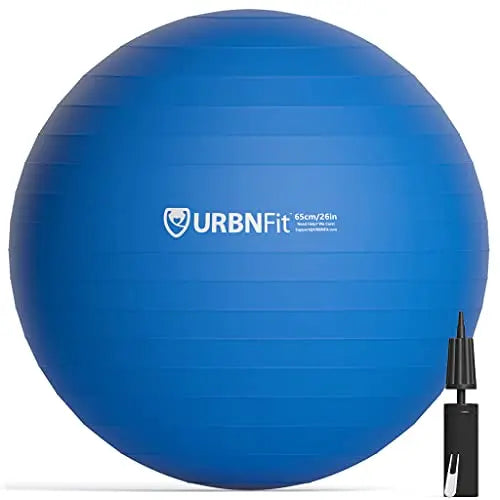 URBNFIT Exercise Ball - Anti-Burst Swiss Balance Yoga Ball w/ Quick Pump URBNFit