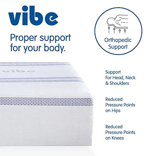 Vibe Gel Memory Foam Mattress - 12" | CertiPUR-US Certified Vibe