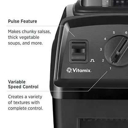 Vitamix Explorian Blender, Professional-Grade, 64 oz. Low-Profile Container - Black Vitamix