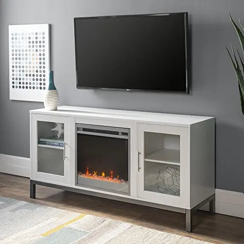 Walker Edison Griffith Fireplace TV Stand