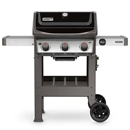 Weber 45010001 Spirit II E-310 3-Burner Liquid Propane Grill - Black Weber