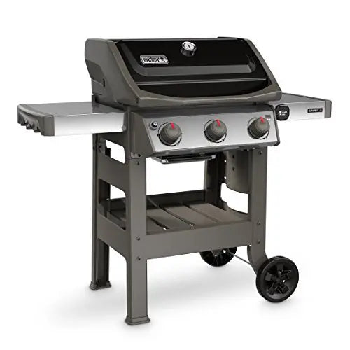 Weber 45010001 Spirit II E-310 3-Burner Liquid Propane Grill - Black Weber