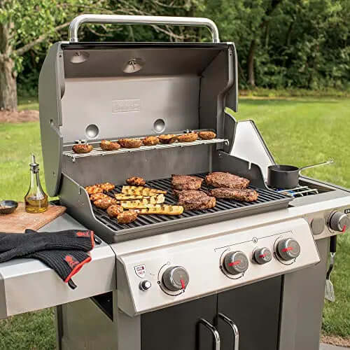 Weber 61016001 Genesis II E-335 3-Burner Liquid Propane Grill - Black Weber
