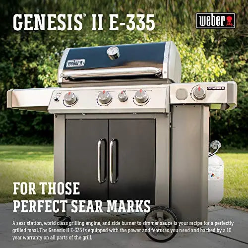 Weber 61016001 Genesis II E-335 3-Burner Liquid Propane Grill - Black Weber