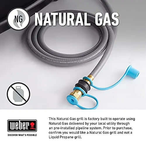 Weber 67016001 Genesis II E-435 4-Burner Natural Gas Grill - Black Weber