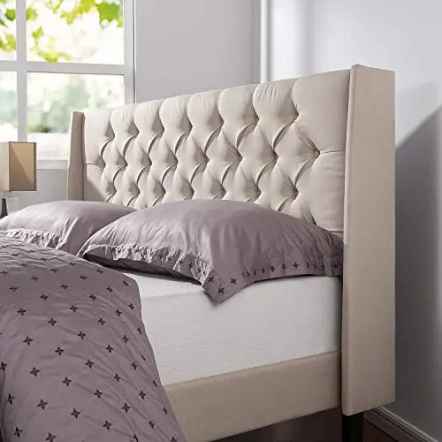 ZINUS Desmond Upholstered Platform Bed Frame - Taupe Zinus