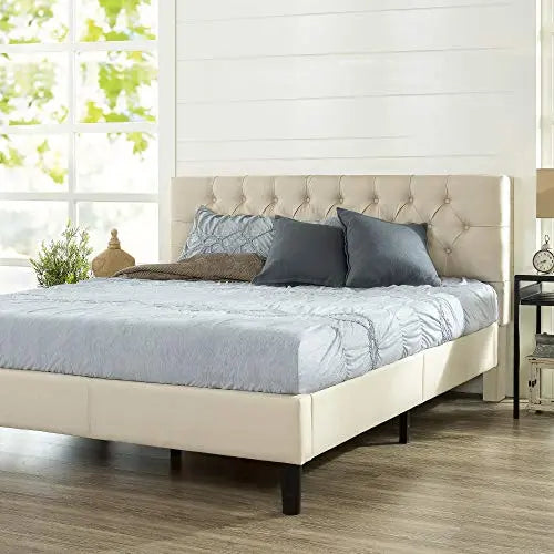 ZINUS Misty Upholstered Platform Bed Frame - Taupe Zinus