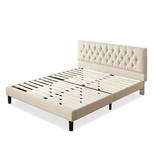 ZINUS Misty Upholstered Platform Bed Frame - Taupe Zinus