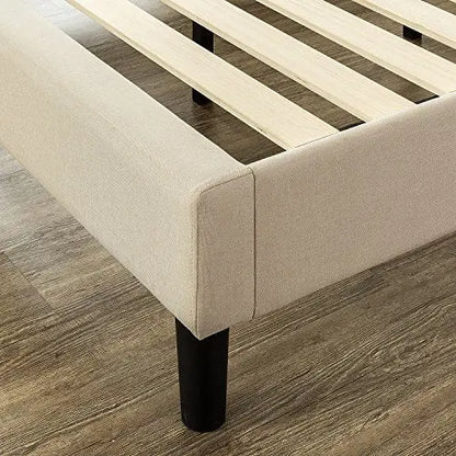 ZINUS Misty Upholstered Platform Bed Frame - Taupe Zinus