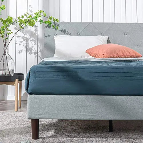 ZINUS Shalini Upholstered Platform Bed Frame - Sage Gray Zinus