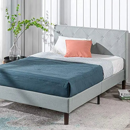ZINUS Shalini Upholstered Platform Bed Frame - Sage Gray Zinus