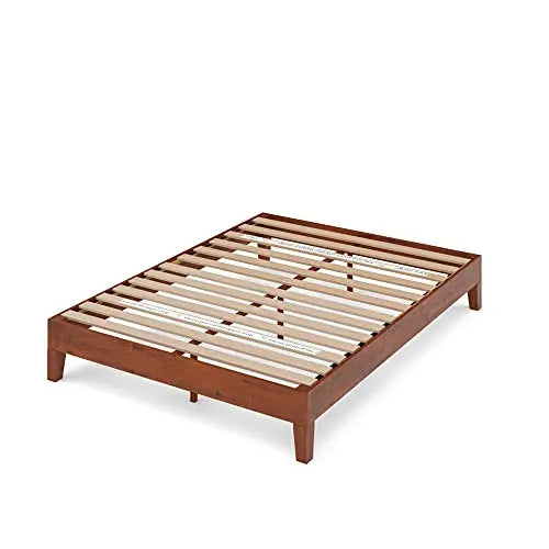 ZINUS Wen Deluxe Wood Platform Bed Frame - Cherry Zinus