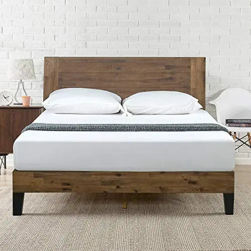 Zinus Tonja Wooden Modern Platform Bed - Brown Zinus