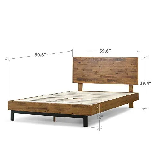 Zinus Tricia Platform Bed - Brown Zinus